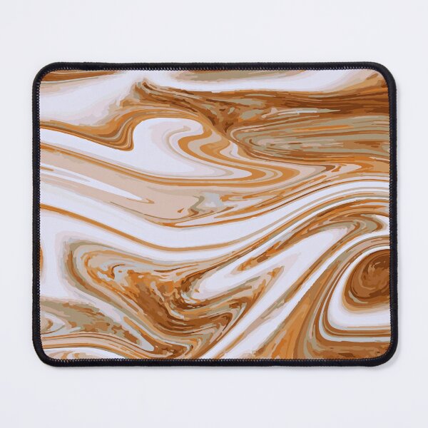 Item preview, Abstract Brown Liquid Marble Art designed and sold by Craft DartCO.