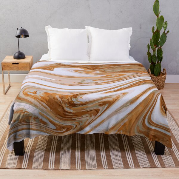 Item preview, Abstract Brown Liquid Marble Art designed and sold by Craft DartCO.