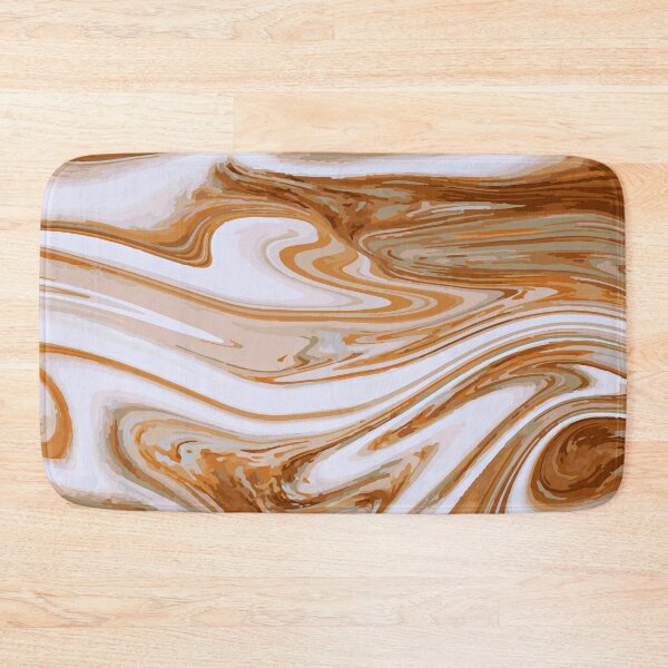 Item preview, Abstract Brown Liquid Marble Art designed and sold by Craft DartCO.