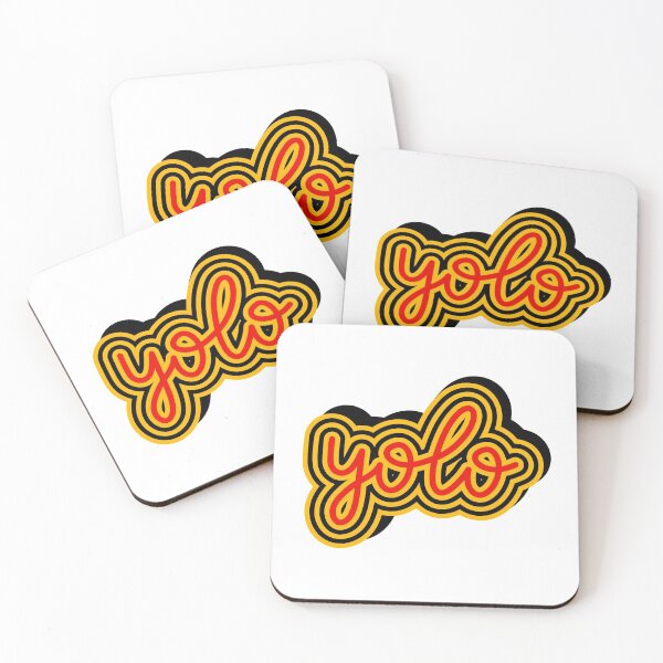 Item preview, Yolo stylized font design - You only live once designed and sold by BeeMeCreative.