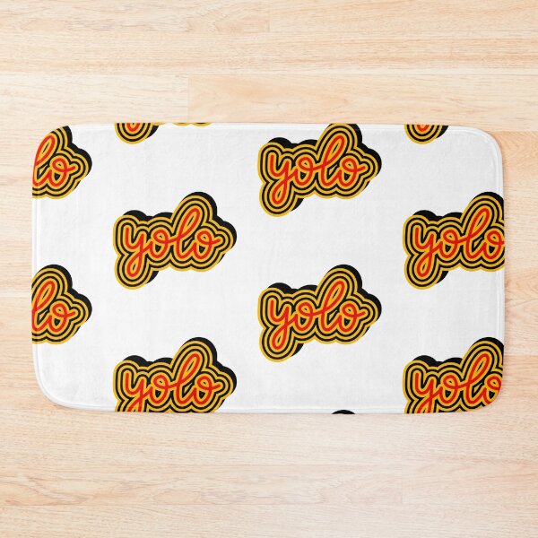 Item preview, Yolo stylized font design - You only live once designed and sold by BeeMeCreative.