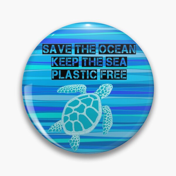 Item preview, Save The Ocean - Keep The Sea Plastic Free - Turtle Design designed and sold by Rocketman2017.