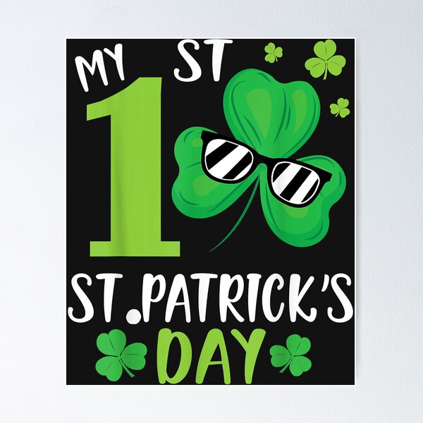 Item preview, Cool Shamrocks Happy My First Saint Patrick's Day To Me You designed and sold by virnmjan.