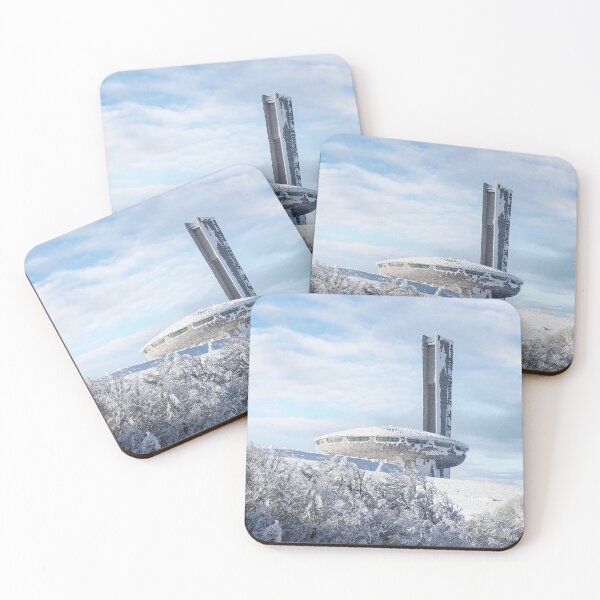 Item preview, Buzludzha monument in Bulgaria at winter designed and sold by mitzobs.