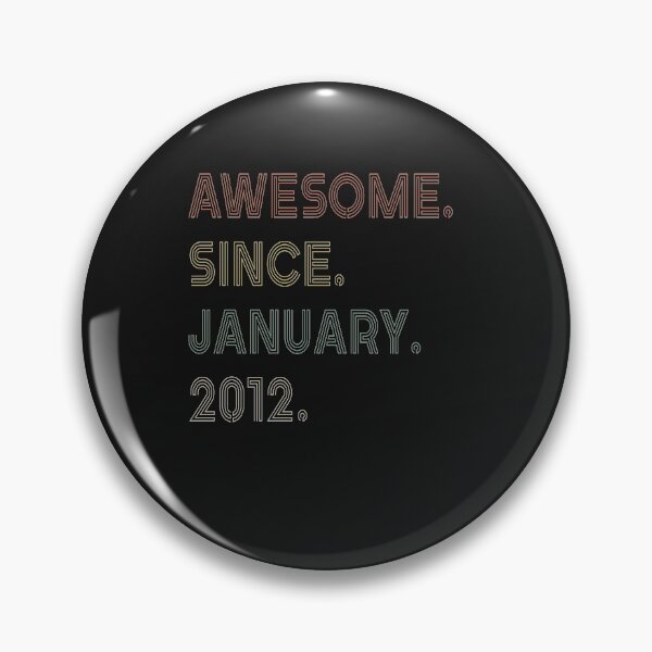 Item preview, 10 Year Old Awesome Since January 2012 Gifts 10th Birthday designed and sold by Lynette1241.