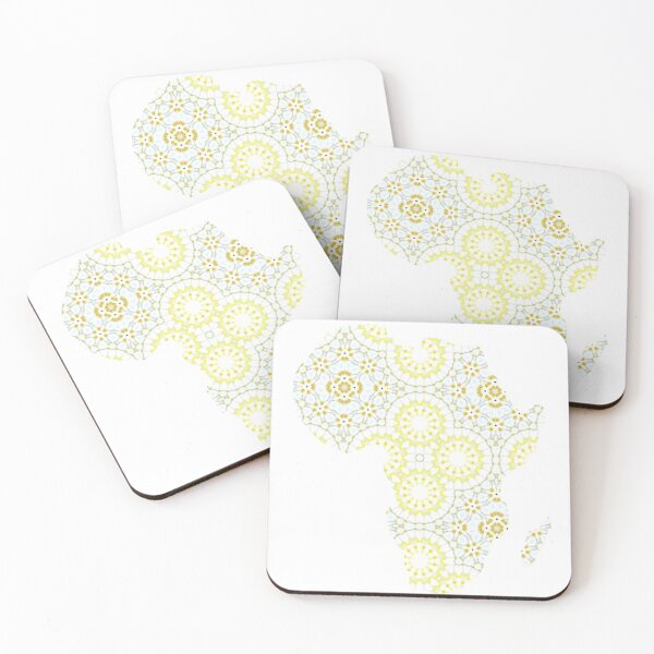 Item preview, African Continent with Ankara Print -  Colorful Patterns. designed and sold by NaniniDesigns.