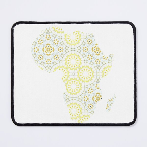 Item preview, African Continent with Ankara Print - Colorful Patterns. designed and sold by NaniniDesigns.