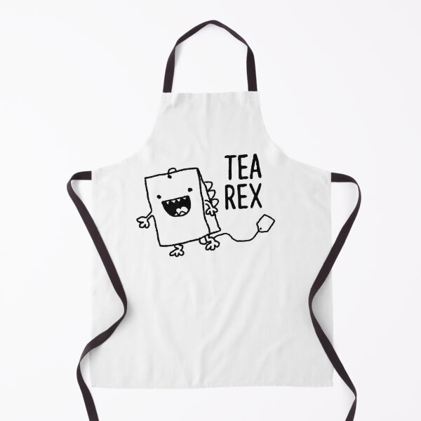 Item preview, Tea Rex Tea Bag Funny Pun Cartoon designed and sold by SunnyStreet.