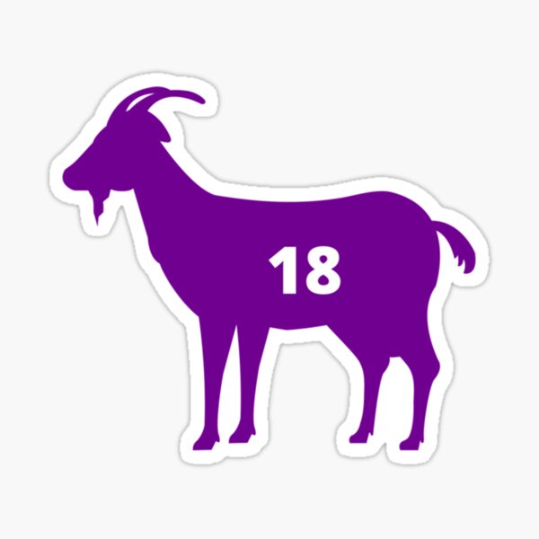 Justin Jefferson Mirror GOAT - Justin Jefferson - Sticker