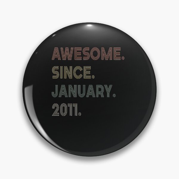 Item preview, 11 Year Old Awesome Since January 2011 Gifts 11th Birthday designed and sold by Lynette1241.