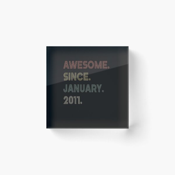 Item preview, 11 Year Old Awesome Since January 2011 Gifts 11th Birthday designed and sold by Lynette1241.