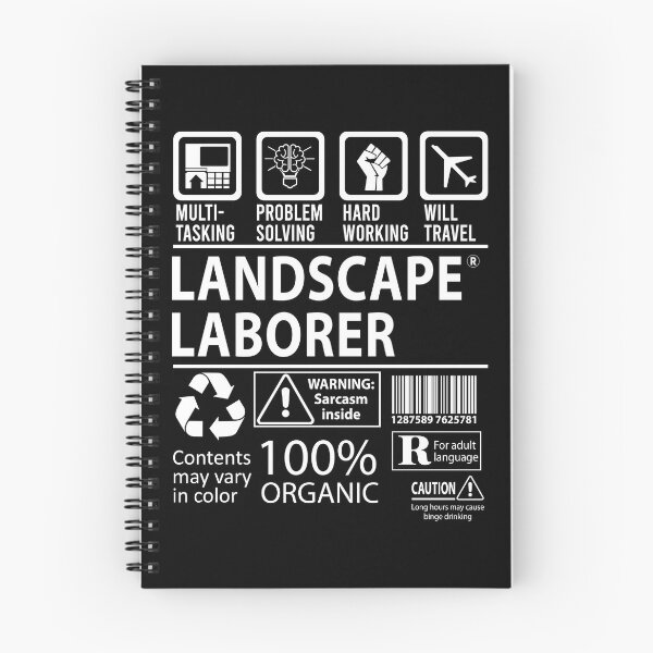 Item preview, Landscape Laborer T Shirt - MultiTasking Certified Job Gift Item Tee designed and sold by sabinacsnm.