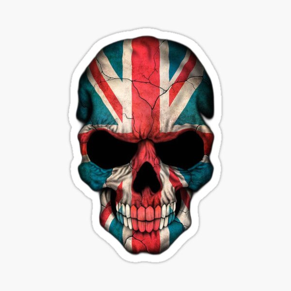 Item preview, Skull union jack designed and sold by E1Dorado.