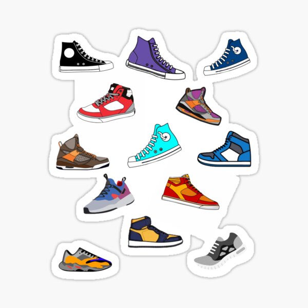 Nike Air Jordan 4 Sticker for Sale by MercyArtStore