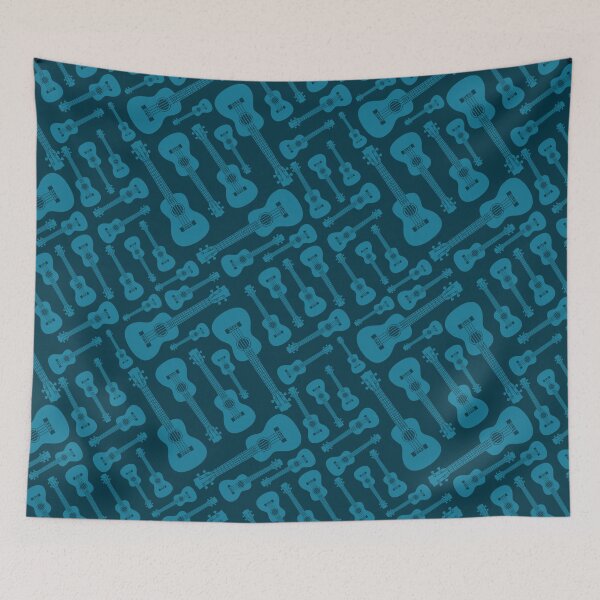 Item preview, Ukulele Seamless Pattern designed and sold by nightsworthy.
