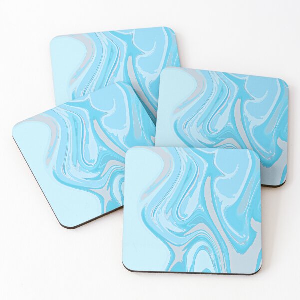 Item preview, Abstract Turquoise Acrylic Marble  designed and sold by Craft DartCO.