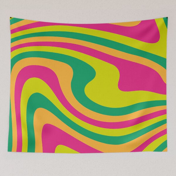 Item preview, Pink, green and orange marble designed and sold by Captain Chromatic.