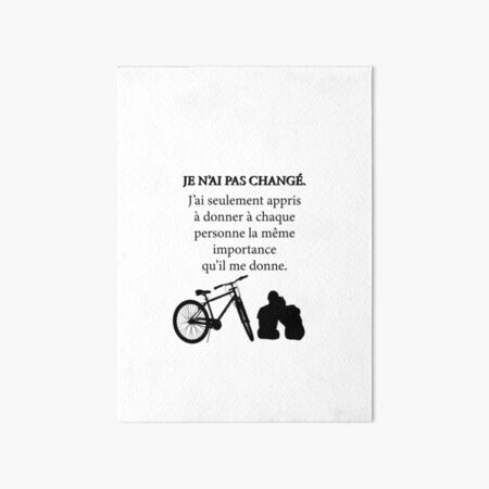 Aperçu de l'œuvre Je n'ai pas changé créée et vendue par Madadesign.
