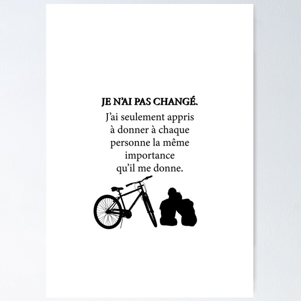 Aperçu de l'œuvre Je n'ai pas changé créée et vendue par Madadesign.