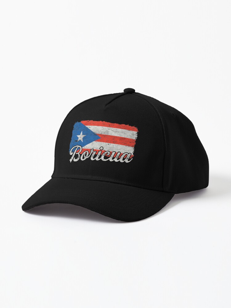 Puerto Rico PR Flag Snapback Hat Cap Baseball Boricua Bandera Gorra