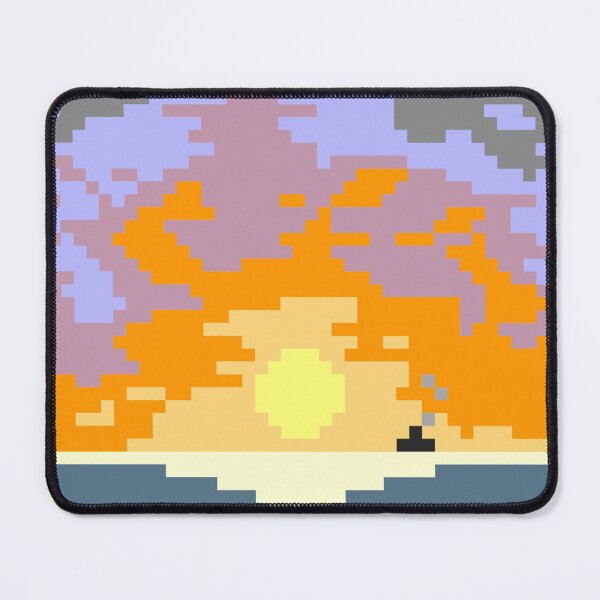 Item preview, Sunset at the Sea - Pixel Art designed and sold by gambarin-art.