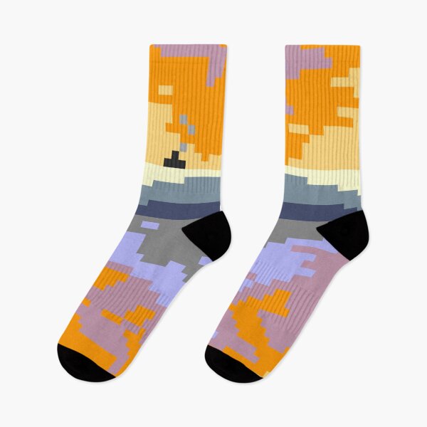 Item preview, Sunset at the Sea - Pixel Art designed and sold by gambarin-art.