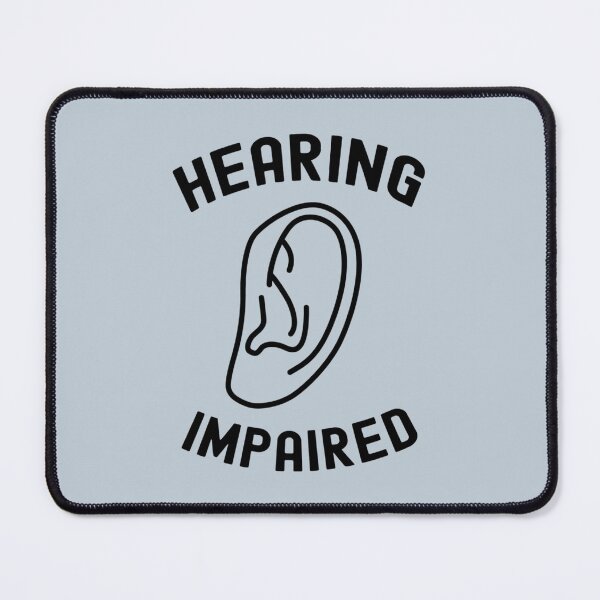 Item preview, hearing impaired designed and sold by RomioshopID.