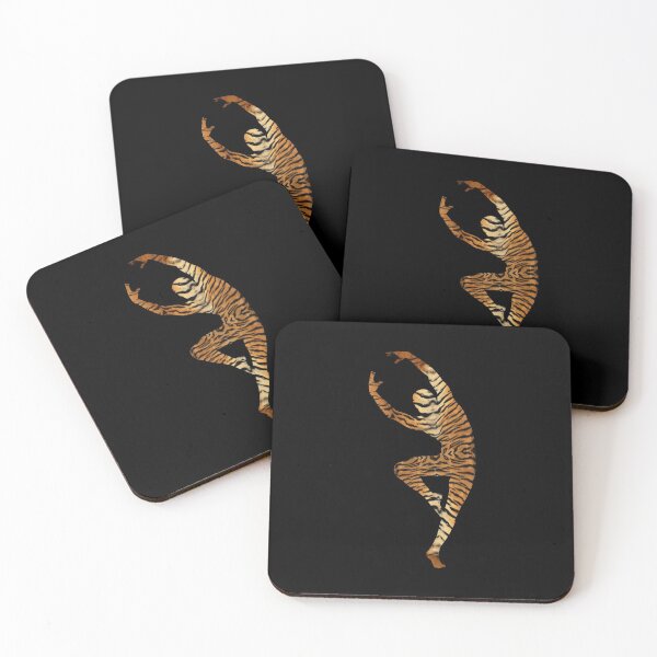 Item preview, LYRICAL BALLET - TIGER TEXTURE - MALE DANCER SILHOUETTE designed and sold by KoolDsignsDANCE.