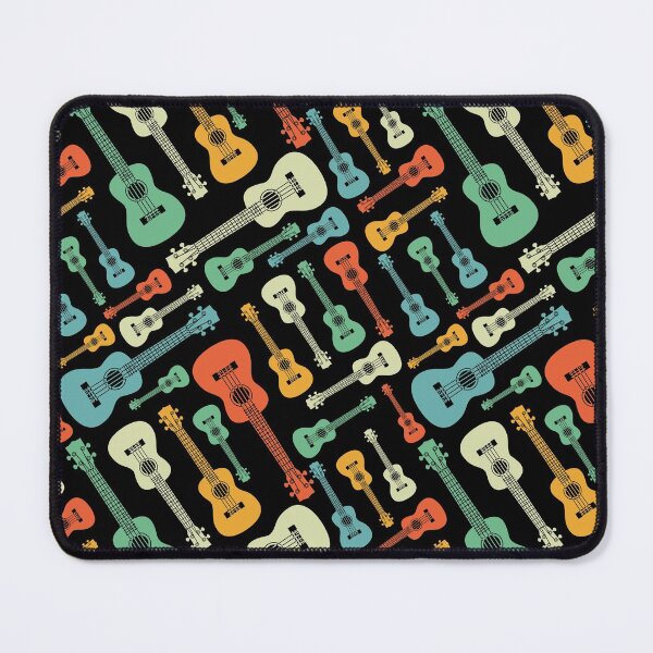 Item preview, Ukulele Seamless Pattern Retro Theme designed and sold by nightsworthy.