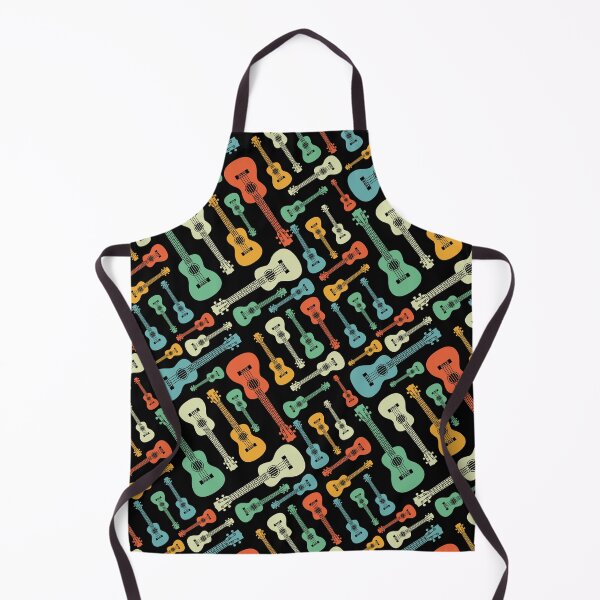 Item preview, Ukulele Seamless Pattern Retro Theme designed and sold by nightsworthy.
