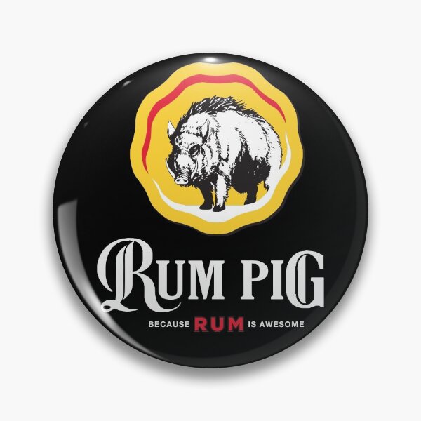 Item preview, Rum Pig Boar (white text) designed and sold by onelegiondesign.
