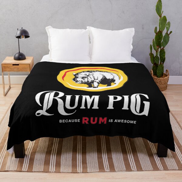 Item preview, Rum Pig Boar (white text) designed and sold by onelegiondesign.