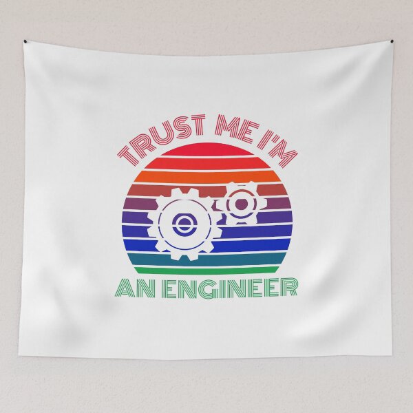 Item preview, Trust Me I'm An Engineer Retro Style designed and sold by 9N20.