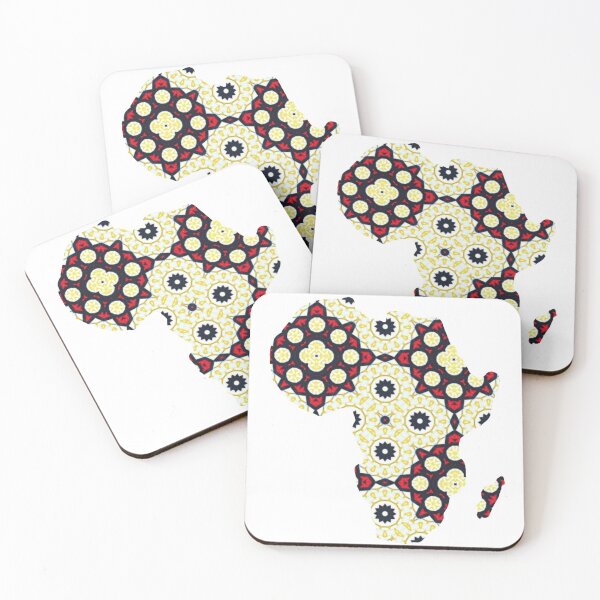 Item preview, African Continent with Ankara Print -  Colorful Patterns. designed and sold by NaniniDesigns.