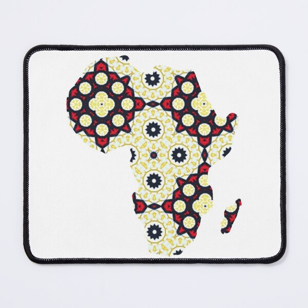 Item preview, African Continent with Ankara Print -  Colorful Patterns. designed and sold by NaniniDesigns.
