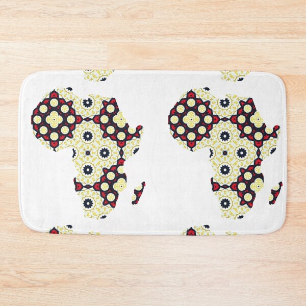 Item preview, African Continent with Ankara Print -  Colorful Patterns. designed and sold by NaniniDesigns.