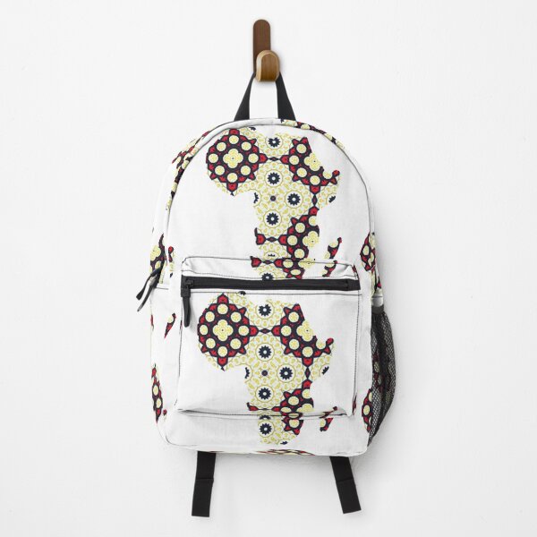 Item preview, African Continent with Ankara Print - Colorful Patterns. designed and sold by NaniniDesigns.