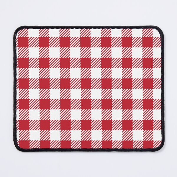 Item preview, Gingham Plaid Red White designed and sold by AlteredAtelier.