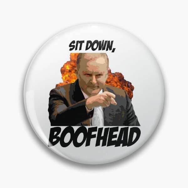 Item preview, Sit down , BOOFHEAD -  FUNNY EXPLOSIVE T-SHIRT designed and sold by andrei49387.