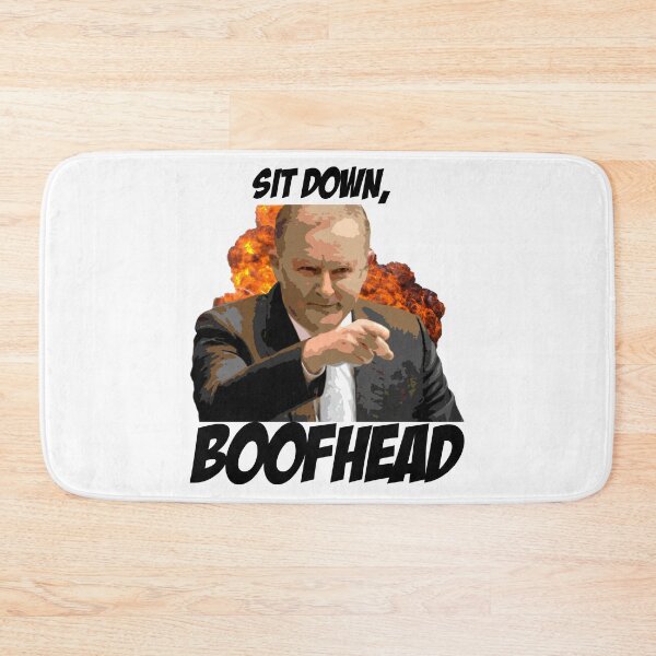 Item preview, Sit down , BOOFHEAD -  FUNNY EXPLOSIVE T-SHIRT designed and sold by andrei49387.