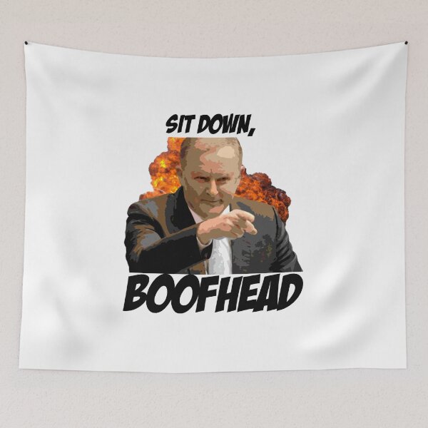 Item preview, Sit down , BOOFHEAD -  FUNNY EXPLOSIVE T-SHIRT designed and sold by andrei49387.
