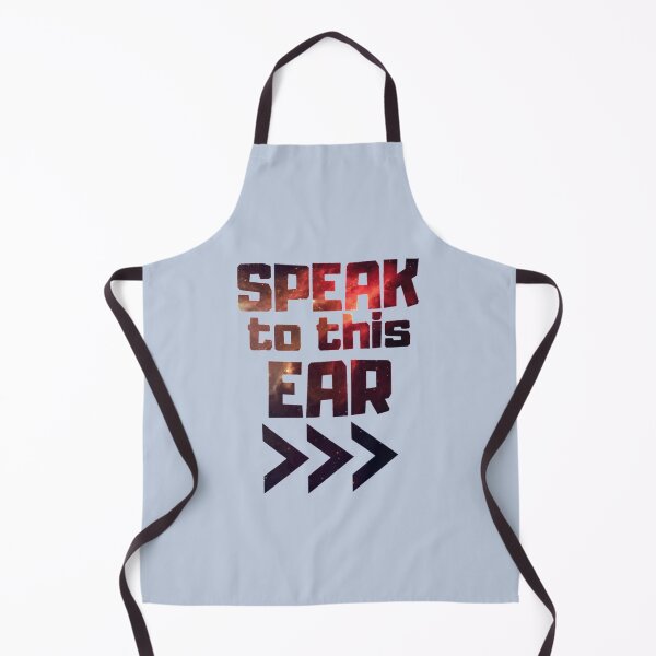 Item preview, Hearing impaired speak to this ear galaxy red   designed and sold by RomioshopID.