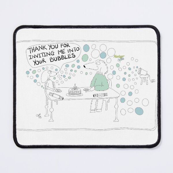 Item preview, Moobear and Spike in bubbles designed and sold by LovelyDayArt.