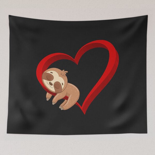 Item preview, Valentine's Day Heart Sloth Lover Funny Sloths Girls Women designed and sold by virnmjan.
