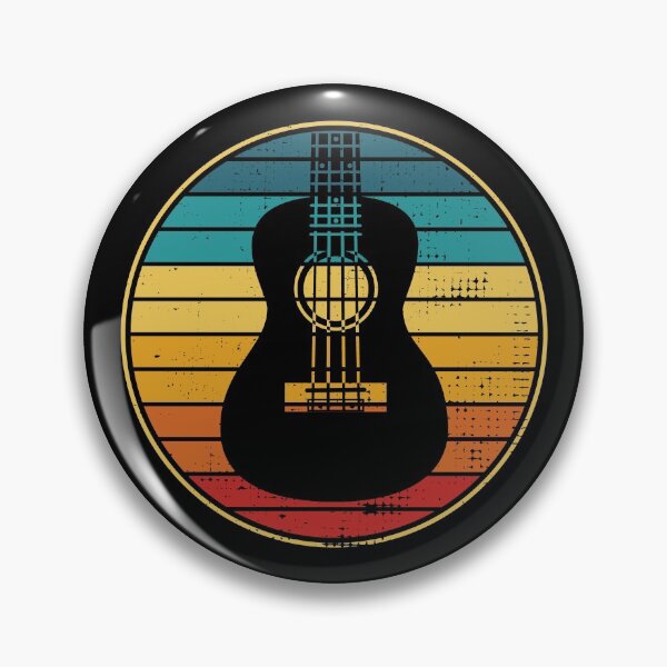 Item preview, Retro Vintage Circle Sunset Ukulele designed and sold by nightsworthy.