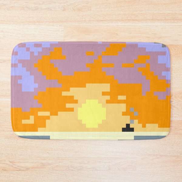 Item preview, Sunset at the Sea - Pixel Art designed and sold by gambarin-art.