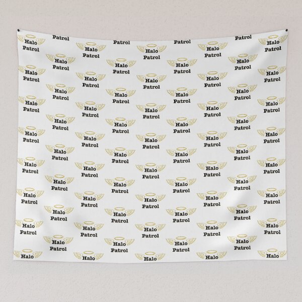 Item preview, patrulla de halo negro sobre alas de oro blanco designed and sold by Coolcat101s.