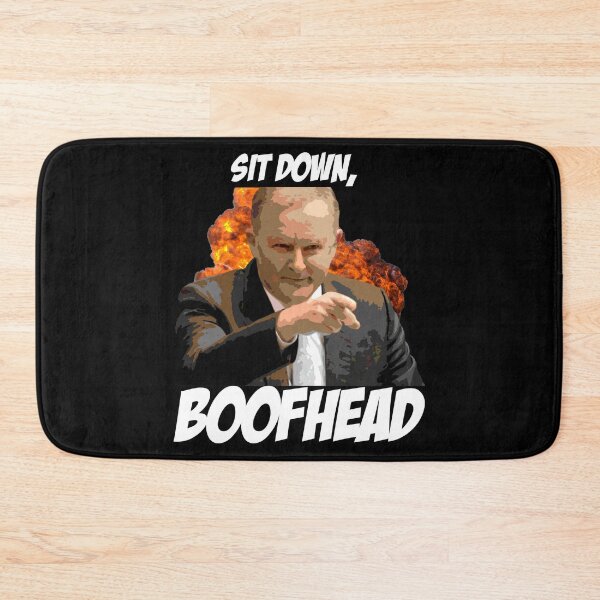 Item preview, Sit down , BOOFHEAD -  FUNNY EXPLOSIVE T-SHIRT designed and sold by andrei49387.