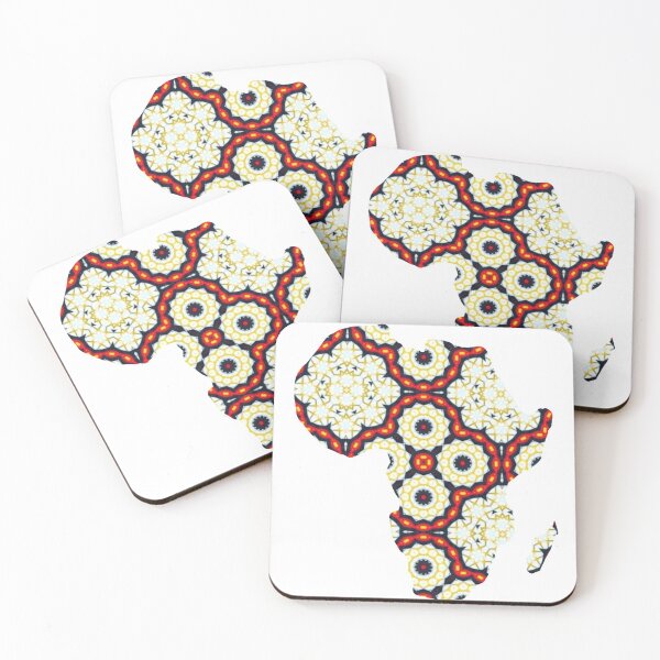 Item preview, African Continent with Ankara Print -  Colorful Patterns. designed and sold by NaniniDesigns.