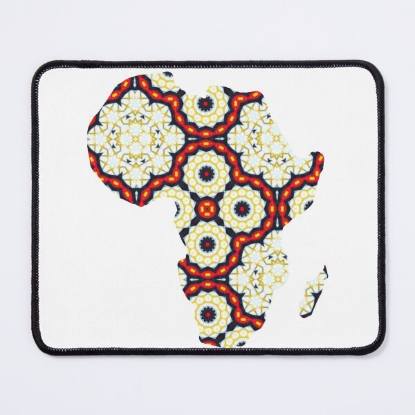 Item preview, African Continent with Ankara Print - Colorful Patterns. designed and sold by NaniniDesigns.